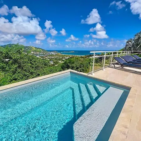 Villa Azur, Panoramic View Of Orient Bay-2